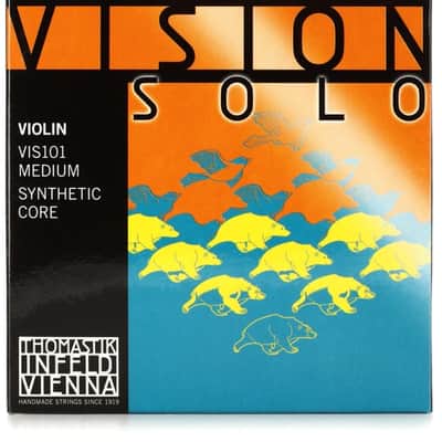 Thomastik-Infeld VIS101 Vision Solo Violin String Set - 4/4 Size with Silver Wound D String image 2