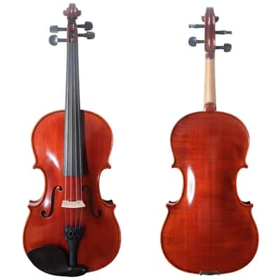 Handmade 4/4 Violin Outfit, Italian Spruce Top, Maple Back,Rich Tone, Case & Bow image 4