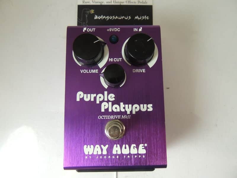Way Huge Purple Platypus MKII Octidrive Octave Fuzz Effects Pedal image 1