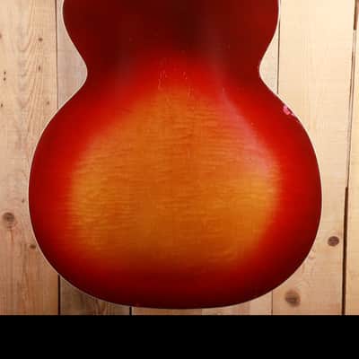 Silvertone Aristocrat 1356 1950s - Red to Gold Sunburst image 4