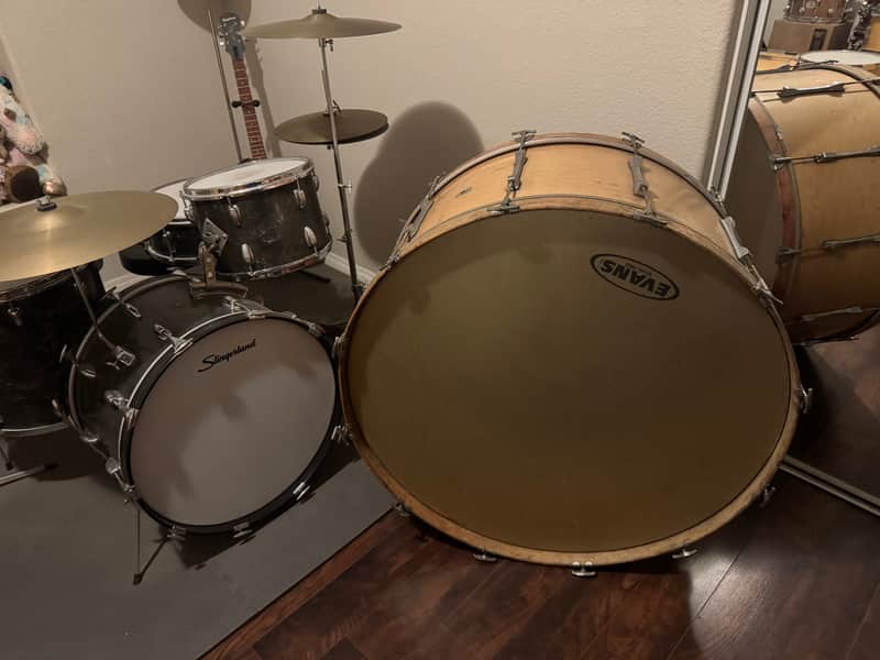 BIG ASS 16”x36” Vintage Ludwig Concert Bass Drum - 1985 Model - Complete and Virgin image 1