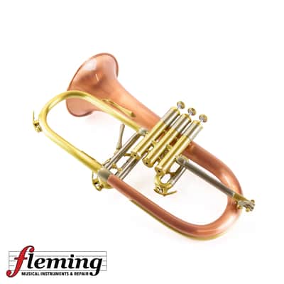 Schilke 1041FLC-L Professional Flugelhorn - Brushed Lacquer with Copper Bell image 9