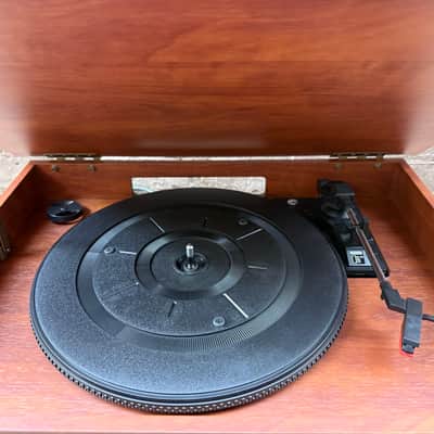 Innovative Technology ITVS-200B Bluetooth 5-in-1 Music Center Turntable CD Cassette FM - Brand New image 4