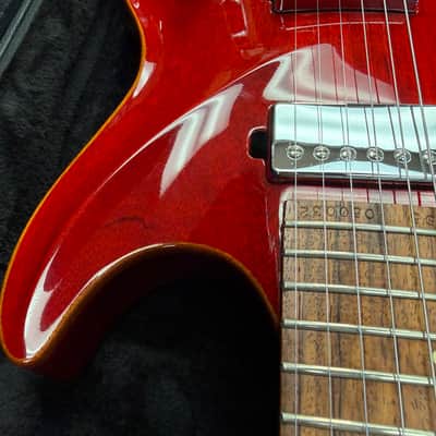 MJ (Mark Johnson) Mirage 1995 – Cherry Red – New Old Stock / Unplayed – USA Boutique – OHSC image 10