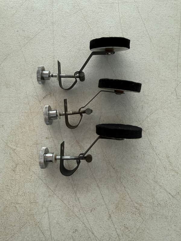 Set of (3) Vintage Ludwig Rotary Dampers… Great Condition image 1
