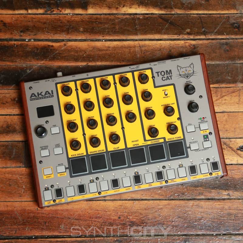 Akai Tom Cat Analog Drum Machine 2015 - Present - Yellow image 1