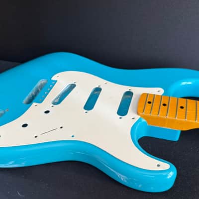 🔥 Fender Custom Shop 1969 Stratocaster Journeyman Relic Body – Rare Taos Turquoise – COA & Neck Plate – 3 lbs 🔥 image 14