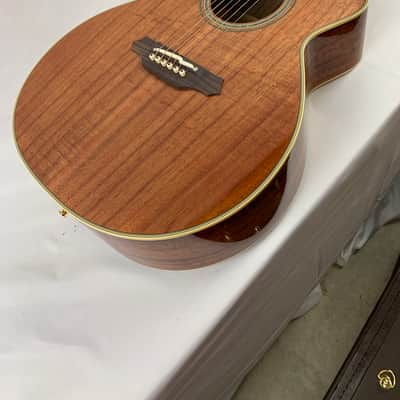 Takamine EF508KC NEX Koa Acoustic-Electric Guitar Gloss Natural + Hard Case B-Stock image 5