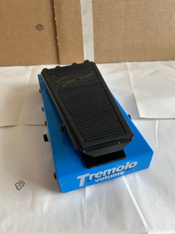 George Dennis Tremolo Volume pedal Optical Control 90s - Blue Czech made in Excellent Condition image 1