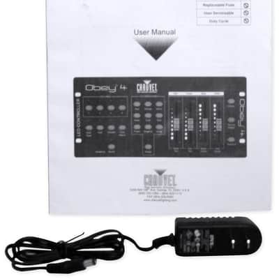 Chauvet Obey 4 Compact DMX-512 LED Wash Light Controller w/3 or 4 Channel Mode image 7