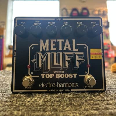 Electro-Harmonix Metal Muff Distortion with Top Boost 2006 - Present - Black image 1