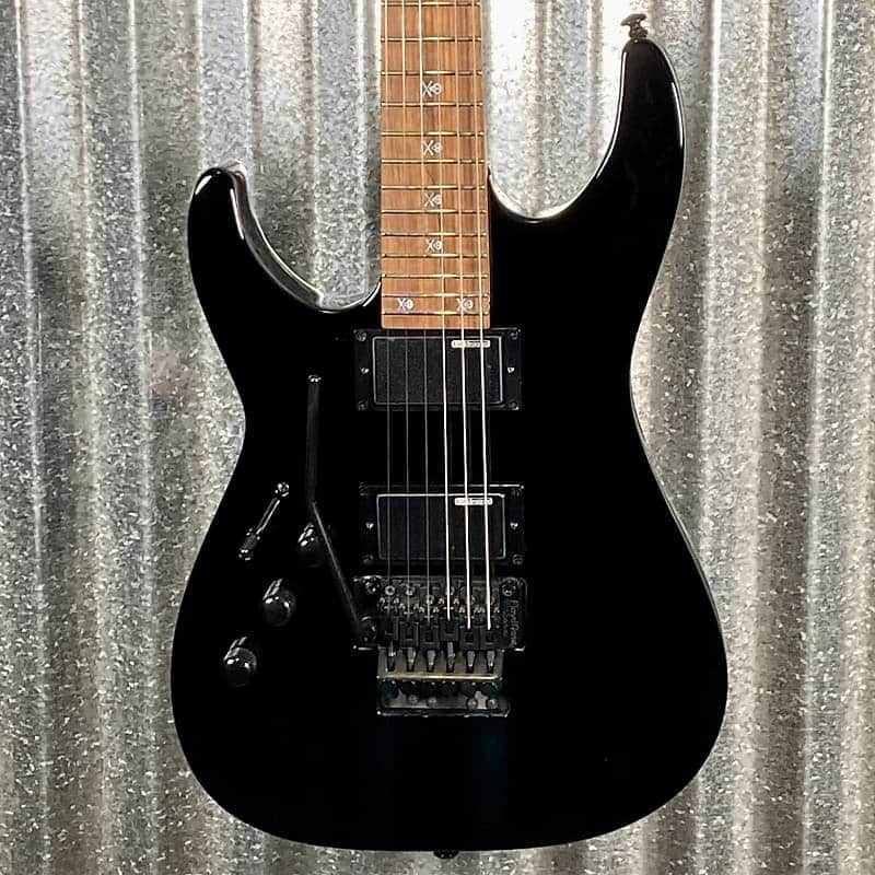 ESP LTD KH-202 Kirk Hammett Signature Gloss Black Left Hand  Guitar LKH202LH #0450 Used image 1