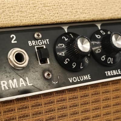 1965 Fender Bassman-Amp Tube Amplifier Head in '63 Blonde Cabinet #50272 image 13