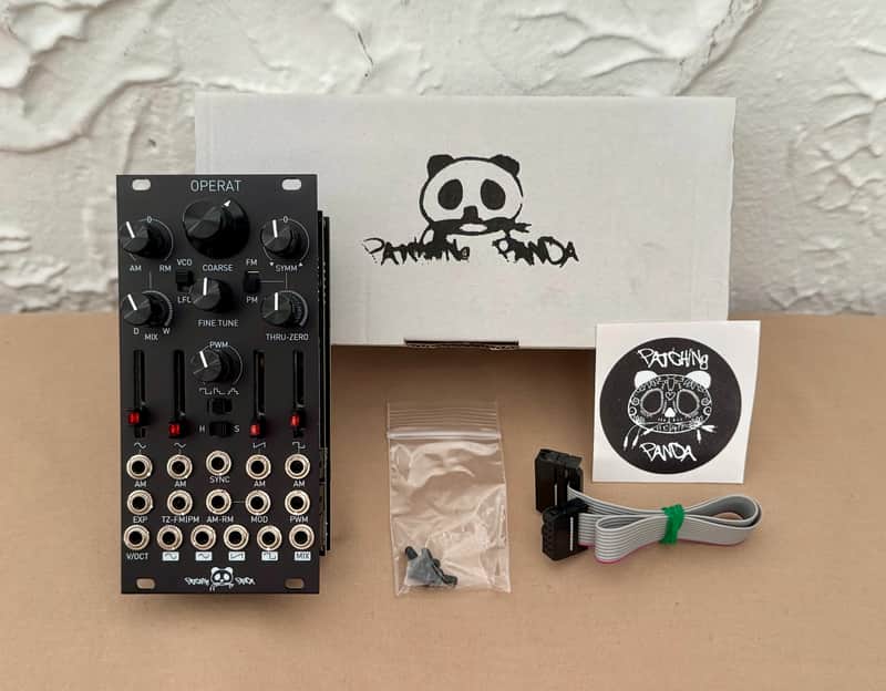 Patching Panda Operat Oscillator Eurorack Synth Module owned by Eric Dane MINT! image 1