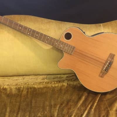 Boulder Creek Left Handed EBR3-N4L 4 String Fretted Electric Bass Guitar - With Bag image 1