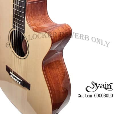 S.yairi Custom made solid sitka spruce & Cocobolo grand auditorium acoustic guitar Syairi image 9