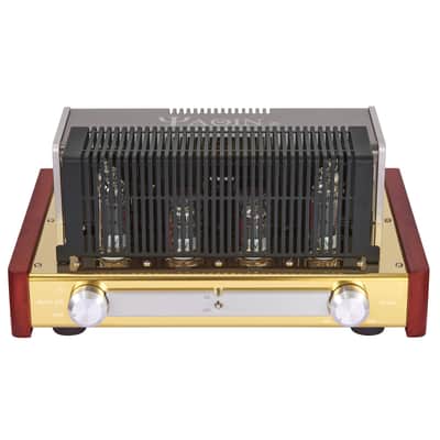 Yaqin MC-84L Stereo Vacuum Tube Push-Pull Integrated Amplifier,Output Power12Wx2,Tubes 6P14x4pcs 12AX7Bx2pcs, AC110V and AC230V Optional image 2