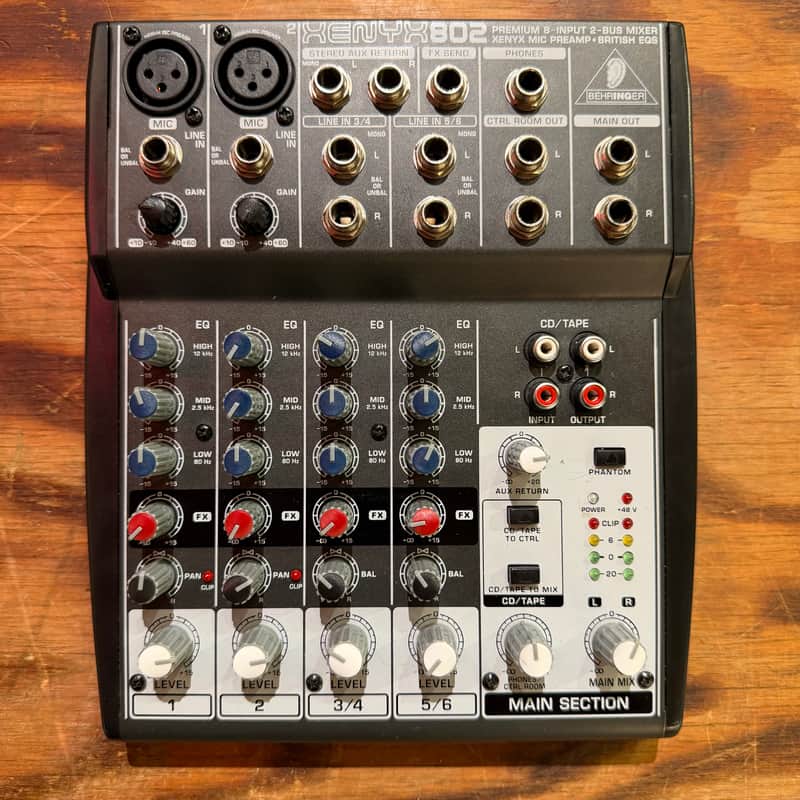 Behringer Xenyx 802 Premium Compact Mixer image 1