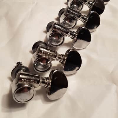 Grover 6 in-line PAF Pat Pend “Milk Bottle” Rotomatic tuners 1960s Fender Strat Gibson Firebird image 1