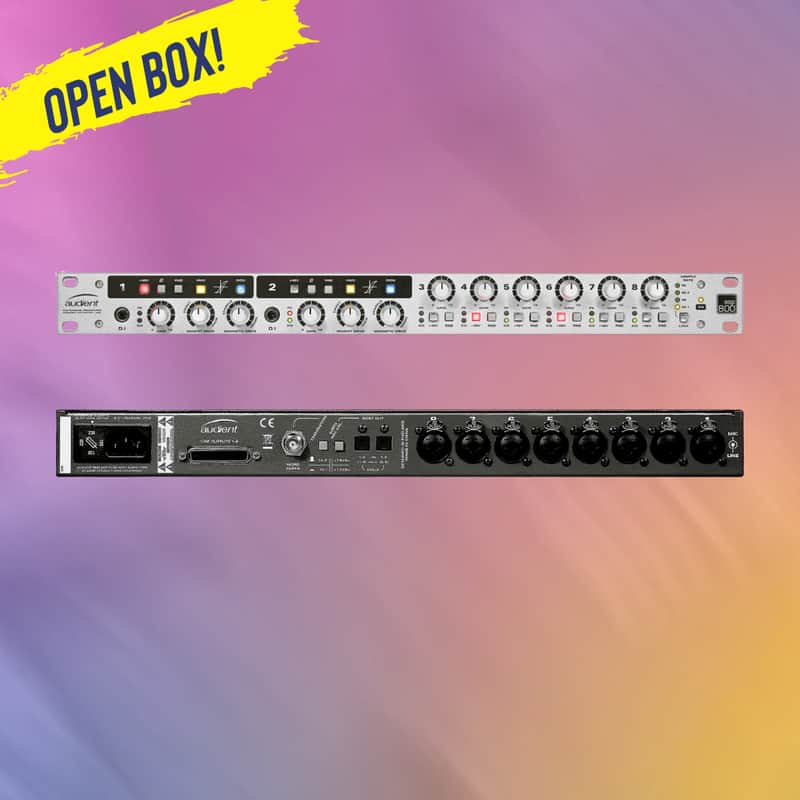 Audient ASP800 8-Channel Microphone Preamp - OPEN BOX! imagen 1