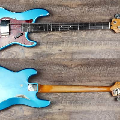 MyDream Partcaster Custom Built - Heavy Relic Lake Placid Quarter Pound image 1
