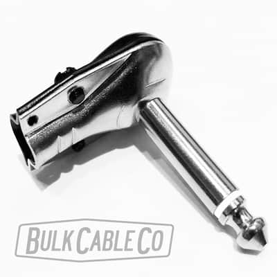 Patch Cable Kit - 6 FX Pedal Board Cables - Mogami 2319 - Pancake RA Connectors - Black Cover - DIY image 5