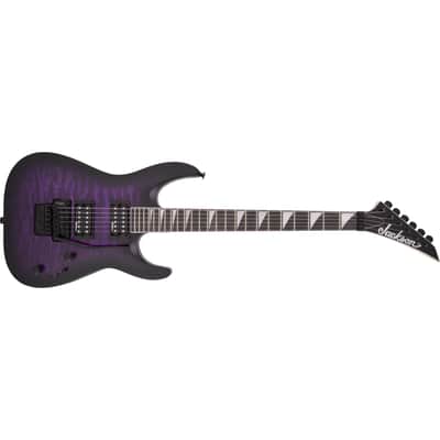 Jackson JS Series Dinky Arch Top JS32Q DKA Guitar - Transparent Purple Burst image 5