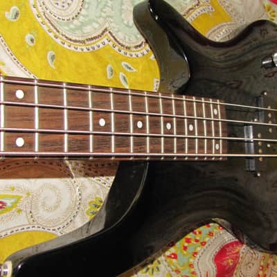 Lyon "Series 4" Bass Guitar by Washburn Black Gloss P-Bass Style image 8