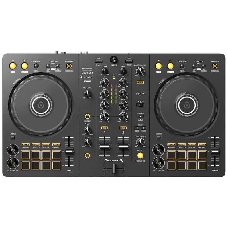 Pioneer DDJ-FLX4 2-Channel Serato Lite Rekordbox Software DJ Controller - Open Box Mint image 1