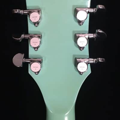 Metropolitan Tanglewood Custom Left Handed 1997 Pearl Aqua Blue image 11