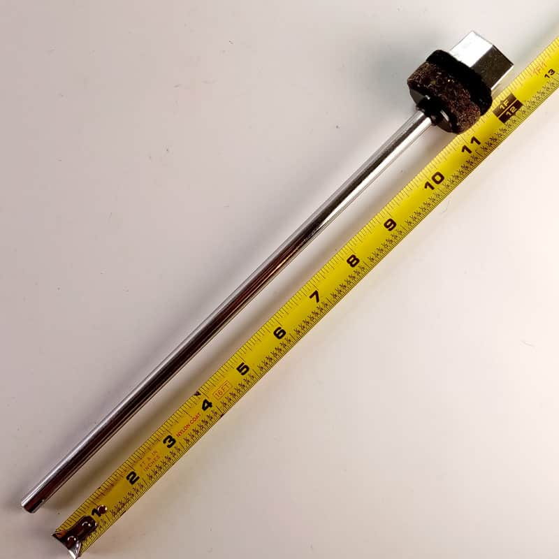 1/4x20 Threaded Straight Cymbal Arm Rod Chrome Stand Part image 1