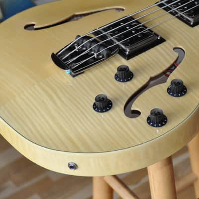 GUILD Starfire Bass II Flamed Maple / Thinline Hollow Body 4-String Bass / Made In Korea / KSG2303898 image 4