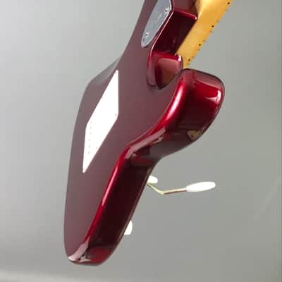 LEFTY! Vintage 1987 Fender ST72 Candy Apple Red Hendrix Voodoo Strat Custom Solid Body Guitar MIJ 7.6 Lb HSC image 12