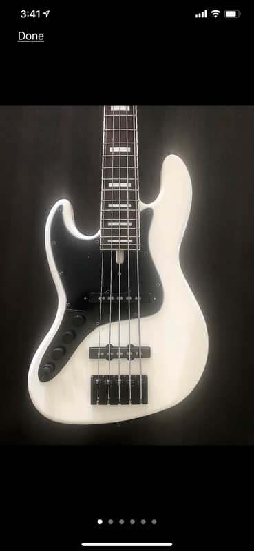 Fclef Jazz Bass 2020 Pearl white image 1