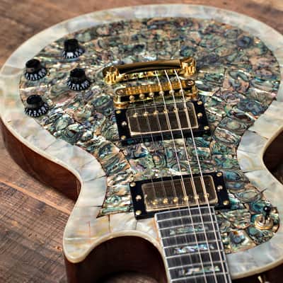 Wolf WLP 750T Special Edition Electric Guitar Abalone w/Hard Case image 17