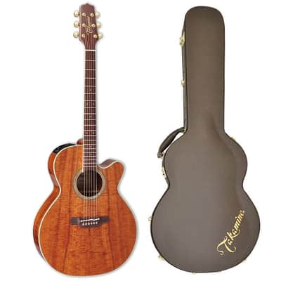 Takamine EF508KC NEX Koa Acoustic-Electric Guitar Gloss Natural + Hard Case B-Stock image 1