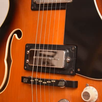Höfner 4572 Verythin – 1969 German Vintage Thinline Archtop Guitar / Gitarre image 7