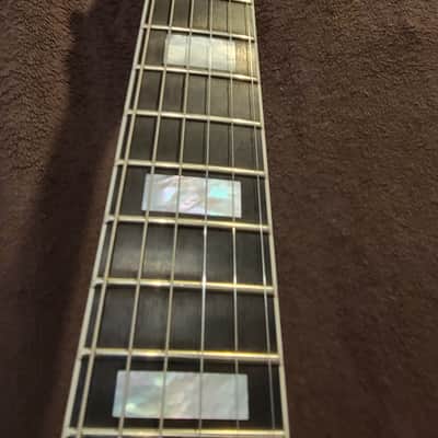 Gibson Les Paul Custom 5 of 5 2021 Vintage Holiday Green / Red Metal Flake image 11