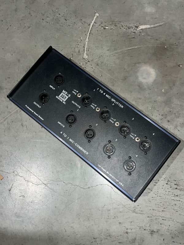 Sescom MS-5 8x3 1-to-4 Mic Splitter/4-to-1 Mic Combiner image 1