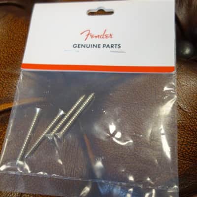 Fender Neck Mounting Screws (4) (Chrome) image 1