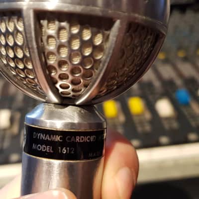 RCF 1612 - 1960s italian cardioid dynamic microphone - 200ohm - HI-Z (aka Winston DM100) image 6
