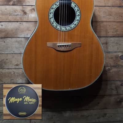 Ovation Balladeer 1111-4 natural. Solid spruce top, no electronics. 1975 image 2