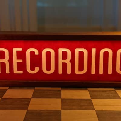 18" Studio Warning Sign - "Recording" image 5