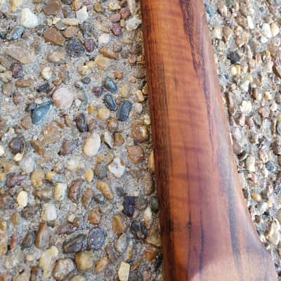 Warmoth Strat Neck, Partly Loaded, Rare Flamed Goncalo Alves, Stainless Frets, Floyd Rose Nut image 13