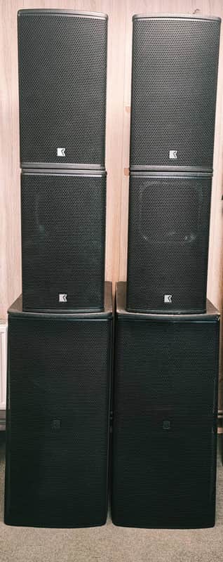 Outline Eidos Club System | 4x Eidos 10 + 2x Eidos 215S | Optional DSP Amp Rack | Made in Italy image 1