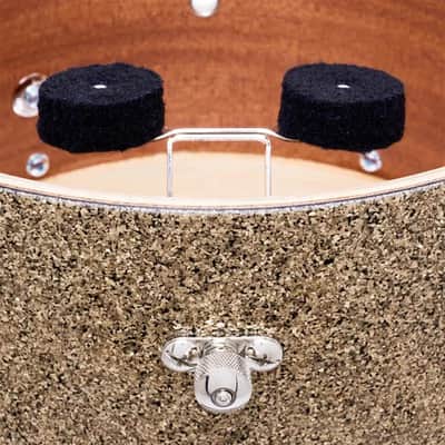 Slingerland Radio King 4pc Drum Set 22/10/12/16 Gold Glass image 4