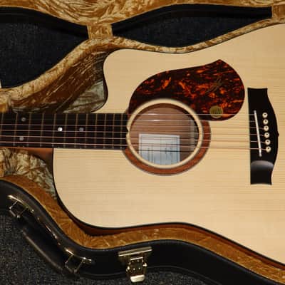 Maton Solid Road Series SRS70C Natural Satin Finish Dreadnought Cutaway Acoustic Electric with case NEW image 3