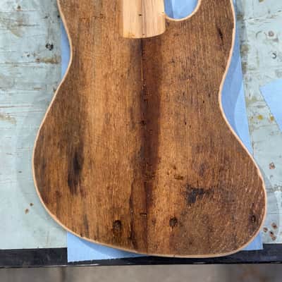 SHC - [ preview ] -  Jazz bass style 2024 - globe grain elevator. – Reclaimed Americana. image 3