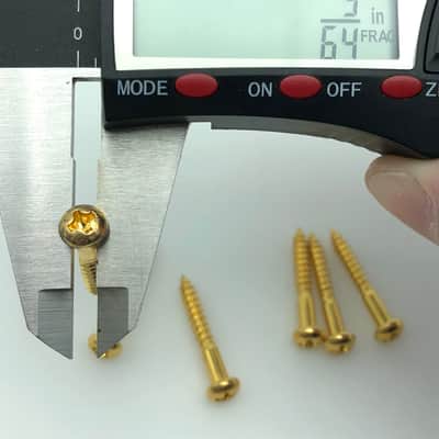 Stratocaster Style Tremolo Screws Gold image 4