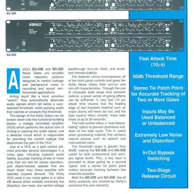 Ashly SG35E 4-Channel Noise Gate image 3